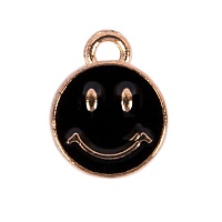 Подвеска "Zlatka" MFG №33  "Смайлик" 9*12мм (2шт) 