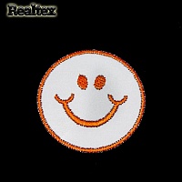 Термоаппликации 502со "Смайл" светоотражающие цв.серый