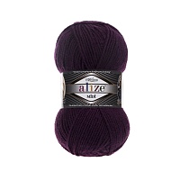 Пряжа Alize "Super Lana Midi" (0,5кг) цв.111 сливовый