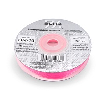 Лента капроновая 10мм OR-10 "Blitz" цв.029 ярко-розовый