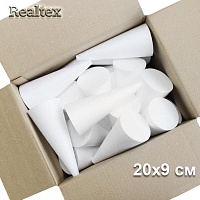 Заготовка для декорирования Конус 20*9см (30шт) (пенопласт пористый) 