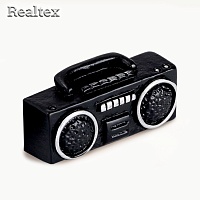 Миниатюра "Магнитофон" 9716202 (3шт) цв.чёрный