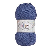 Пряжа Alize "My Baby" (50гр) цв.353 джинсовый