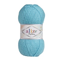 Пряжа Alize "My Baby" (50гр) цв.287 св.бирюзовый
