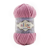 Пряжа Alize "Velluto" (100гр) цв.098 сухая роза