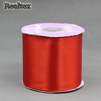 Лента атласная 75мм MG (22,5м) цв.3095 красный