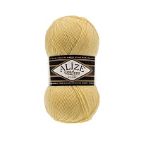 Пряжа Alize "Super Lana Klasik" (100гр) цв.187 лимонный