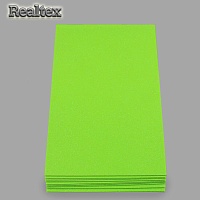 Фоамиран глиттерный Realtex 2мм цв.R01 салатовый AB