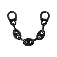 Вешалка-цепочка для верхней одежды усиленная (80*11мм) цв.оксид