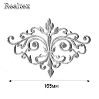 Термоаппликации орнамент Реалтекс R-2283 цв.серебро