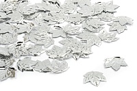 Пайетки россыпью TBY-FLK639 лист кленовый (50гр) цв.001 серебряный