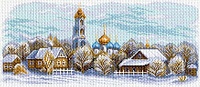 Рисунок на канве МП №1626 "Сергиев Посад" 24х47см