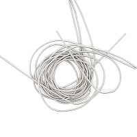 Канитель гладкая 1мм матовая КМ002НН1 (5гр) цв.серебро