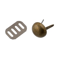 Ножки для сумок металл. GH 01/15  d-15мм "Гамма" (20шт) цв.24 бронза