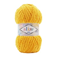 Пряжа Alize "Softy Mega" (100гр) цв.216 желтый