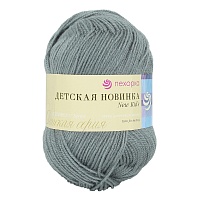 Пряжа "Детская новинка"(0,5кг) цв.174 стальной