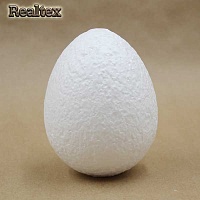 Заготовка для декорирования Яйцо h-12см d-9см (10шт) (пенопласт пористый)