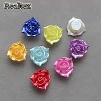 Полу-бусы Реалтекс 20мм Q-574 "Роза" (500гр) цв.mix 