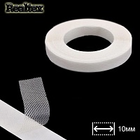 Сетка клеевая на бумаге  10мм Realtex (45,7м) цв.белый