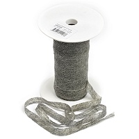 Лента нитепрошивная клеевая по косой с нитью 5712G 12мм цв.серый 