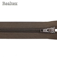 Молния обувная G007A Т.7 16см неразьемная цв.293 т.коричневый