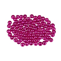 Бусины  4мм "Zlatka" PB (100шт) цв.08 фуксия