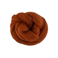 Шерсть для валяния TFS-050 полутонкая (50гр) цв.0081 терракот