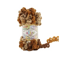Пряжа Alize "Puffy COLOR" (100гр) цв.6080