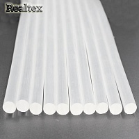 Клей 11мм для большого клеевого пистолета (10шт) Тайвань цв.кристально-прозрачный