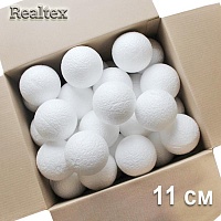 Заготовка для декорирования Шар 11см (36шт) (пенопласт пористый)