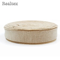 Лента лампасная эластичная 55мм АМ цв.льняной