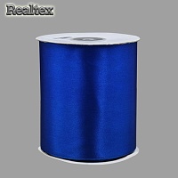 Лента атласная 100мм Realtex (22,5м) цв.4329 василёк