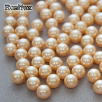 Бусины без отверстия Реалтекс 6мм 100гр цв.31 персик