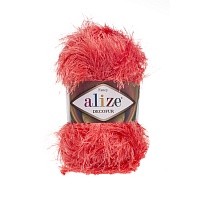 Пряжа Alize "Decofur" (100гр) цв.0154 корааловый