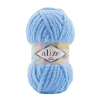 Пряжа Alize "Softy Mega" (100гр) цв.040 голубой 