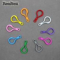 Карабины Realtex пластиковые 50*25мм цв.ассорти