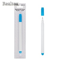 Маркер MRW-001 по ткани смывающийся цв.голубой 