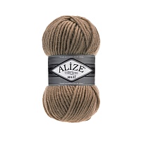 Пряжа Alize "Super Lana Maxi" (100гр) цв.466 тёмно-бежевый