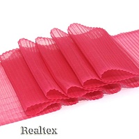 Лента капроновая 110мм 1692 (гофре) цв.11 малиновый 