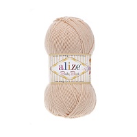 Пряжа Alize "Baby Best" (0,5кг) цв.382 пудра