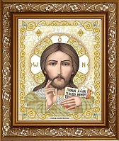 Рисунок на ткани бисером "Благовест" И-4099 Вседержитель в жемчуге