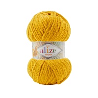 Пряжа Alize "Softy Plus" (100гр) цв.002 тёмно-жёлтый