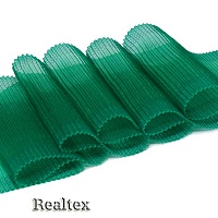 Лента капроновая 110мм 1692 (гофре) цв.17 изумруд 