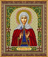 Набор для вышивания бисером Б-1078 "Св.Лидия" (Паутинка)