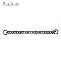 Вешалка-цепочка для одежды RS 110мм цв.черный никель