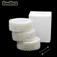  Иглы для закалывания Реалтекс Ромашка 35мм (3уп*12шт*40игл) цв.белый