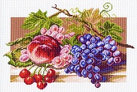 Рисунок на канве МП №1178 "Солнечные плоды" 28х37см