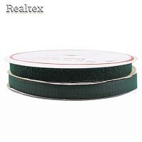 Липучка  Realtex 25мм цв.070 темно-зеленый
