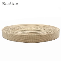  Лента ременная Realtex Premium 25мм (45,7м) цв.16 бежевый