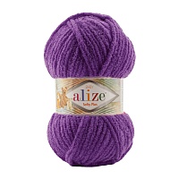 Пряжа Alize "Softy Mega" (100гр) цв.044 темно-фиолетовый